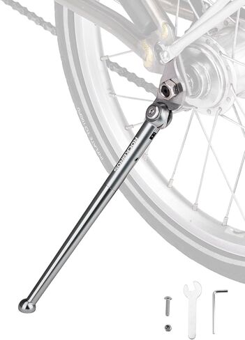 ROCKBROS Bike Kickstand for 16 Inch Wheel Brompton Folding Bike Adjustable Center Mount Bicycle Kickstands Bike Stand for Mountain Bike/Road Bicycle/Adult Bike/Sports Bike in Saudi Arabia