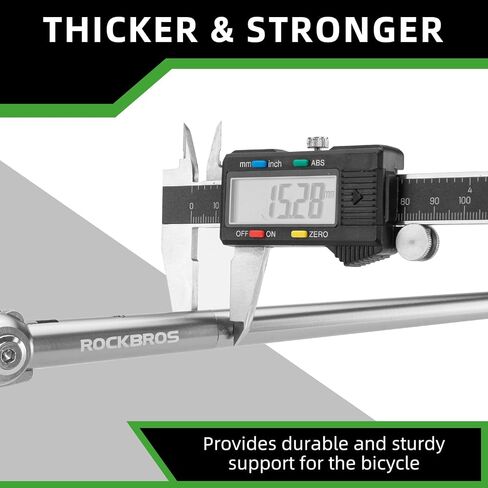 ROCKBROS Bike Kickstand for 16 Inch Wheel Brompton Folding Bike Adjustable Center Mount Bicycle Kickstands Bike Stand for Mountain Bike/Road Bicycle/Adult Bike/Sports Bike in Saudi Arabia