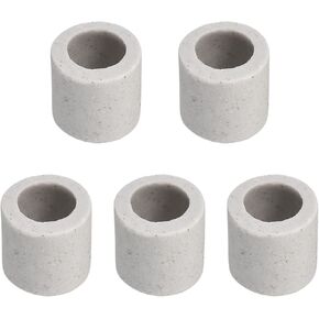 Ceramic Tube Wiring Insulated Ceramic Tubing [for Cable Bundle Heat Insulation Protection] - 8mm Dia/5 Pcs