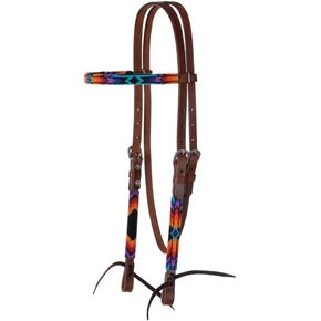 Circle Y Infinity Wrap Browband Headstall, Western Headstall, Bridle, Headstall, Leather Headstall, Leather Western Headstall, Headstall for Horses