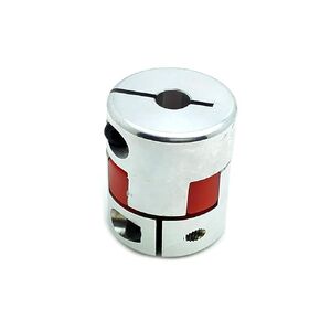 8 x 12.7mm 1/2" CNC Flexible Plum Coupling Shaft Coupler Connect D25 L30