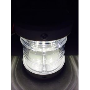 MARINE BOAT WHITE MASTHEAD LED NAVIGATION LIGHT WATERPROOF 2 NAUTICAL MILES