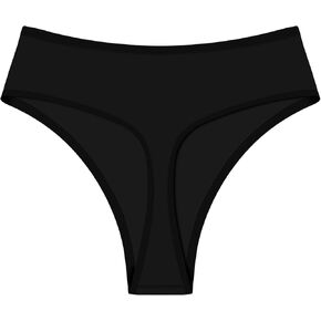 Womens High Waisted Thong Bikini Bottoms Swimsuit Bottoms High Cut Rave Bottoms in Saudi Arabia