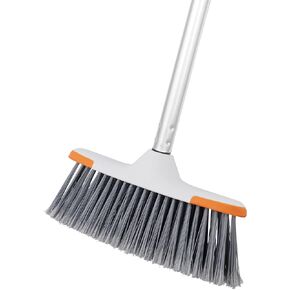 Superio Lightweight Essential Household Broom with Metal 3-Part Handle Indoor and Outdoor Use