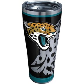 Tervis Triple Walled NFL Jacksonville Jaguars Insulated Tumbler Cup Keeps Drinks Cold & Hot, 30oz - Stainless Steel, Rush in Saudi Arabia
