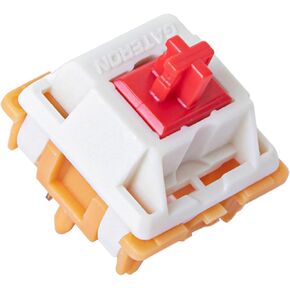 GATERON Mini i Keyboard Switches, Tactile RGB LED 5 Pin 22mm Dual-Stage Spring Factory Pre-lubed 50gf Key Switches for Custom MX Mechanical Keyboard(35PCS)