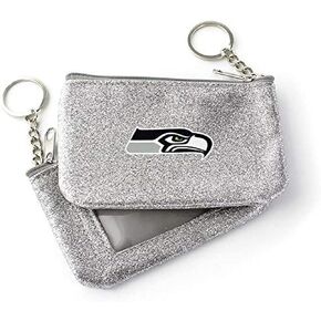 aminco NFL Seattle Seahawks Color Sparkle Coin and ID Purse