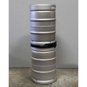 Half-Barrel Keg Stacker - Safely Stack Half-Barrel Kegs (Most Common Keg Size) with these Durable Stacking Rings. Keg Stackers Will Double Your Walk-In Cooler's Floor Space., 16 inches, Black