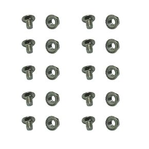 10 Sets of 304 Stainless Steel Bridge Rack Square Neck Bolts M8x12 Bridge Equipment Round Head Bolts with Neck Carriage Bolts Used for Cable Bridge Rack Connection Angle Steel Rack Assembly