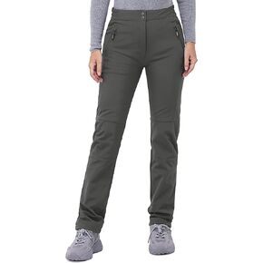 Outdoor Ventures Women's Idra Fleece Lined Hiking Pants Outdoor Softshell Waterproof Snow Pants Windproof Ski Pants