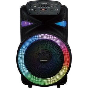 Audiobox ABX-170R 15-Inch Portable PA Bluetooth Speaker with Wired Microphone - Ideal for Karaoke and Public Address