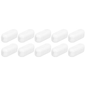 uxcell Blind Chain Connector 20Pcs Plastic Bead Ball Chain Cord Connectors for Roman Roller Shades Bead Blinds Curtain Beaded Chain Fit 4.5mm Bead White
