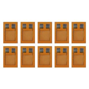 10Pcs Load Cell, Portable Foil Strain Gauge, Practical 350 ohm Resistance Strain Gauge, Durable BF350-3AA Pressure Sensor for Arduino