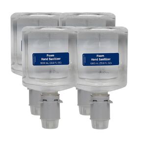 Pacific Blue Ultra E3-Rated Foam Hand Sanitizer Dispenser Refill by GP PRO (Georgia-Pacific), Dye and Fragrance Free, 43335, 1,000 mL Per Bottle, 4 Bottles Per Case