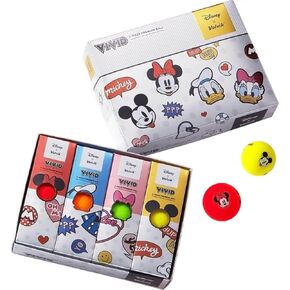 Volvik x Disney - Mickey & Friends Vivid Collector Golf Ball Gift Dozen