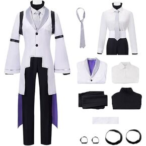 Sigma Cosplay Costume Bungo Dogs Cosplay Jacket Sigma Cosplay Outfit Uniform Suit For Men Halloween