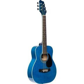 Stagg 6 String Acoustic Guitar, Right (SA20D 1/2 BLUE)