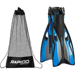 Rapido Boutique Collection Flipper كعب مفتوح زعنفة غوص قابلة للتعديل