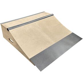 Greg Lutzka's 3 in 1 Quarter Pipe by OC Ramps - Wood Skateboard Quarter Pipe, Ledge & Launch Ramp All in One - Ultimate Skate Sessions with Endless Tricks - Great for BMX, Scooters and Inline Skaters