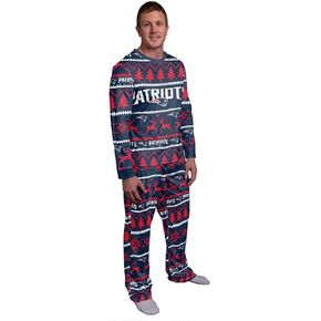 FOCO New England Patriots NFL Family Holiday Pajamas - Mens - XXL