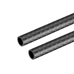 uxcell Carbon Fiber Tube 8x6x500mm for RC Airplane Quadcopter Black Tube 3K Roll Wrapped Matt Surface 2pcs
