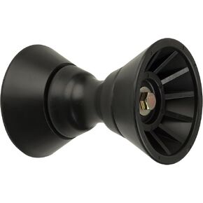 29333 Bow Bell Roller Assembly - Durable Marine Tool - 4" Wide - 1/2" Shaft - Black