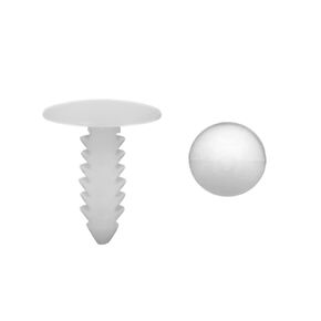 Christmas Tree Fasteners Vapor Barrier for Crawlspace 100Pcs Crawlspace Vapor Barrier Foundation Push Pins 1"