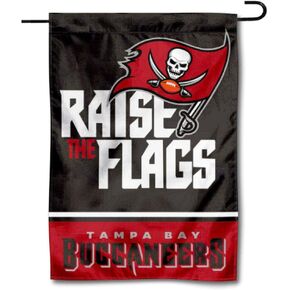 Tampa Bay Buccaneers Raise The Flags Yard Garden Banner Flag