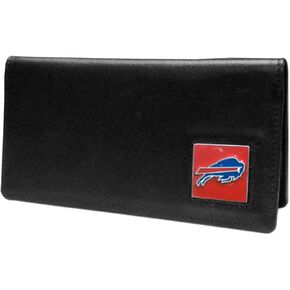 NFL Siskiyou Sports Fan Shop Buffalo Bills Leather Checkbook Cover One Size Black