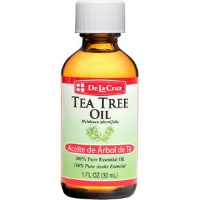 De La Cruz Tea Tree Oil - 100% Pure Tea Tree Essential Oil - Steam Distilled Tea Tree Oil for Aromatherapy - 1 FL OZ (3 Bottles)