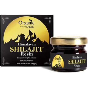 Pure Himalayan Shilajit Resin 20gm (0.70oz) Pure Himalayan Resin with 85+ Trace Minerals, 75%+ Fulvic Acid, Supports Energy, Recovery, Immune Function, and Overall Health