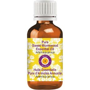 Deve Herbes Pure Sweet Wormwood Essential Oil (Artemisia annua) 100% Steam Distilled 30ml (1 oz)