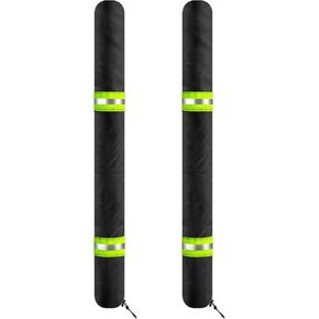 48" Boat Trailer Guide Pole Pad and Cover & Trailer Guides Poles Pads for Pontoon Boat Lift Jet Ski Boat Fishing Boat Sailboat Trailer 48 Inch Waterproof Heavy Duty UV Fade Proof Canvas & Set of Two