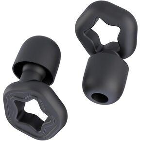 Ear Plugs for Sleeping Noise Cancelling (3Pair), Soft Noise Reduction Ear Plugs, Reusable Hearing Protection Earplugs for Sleep, Work, Study, Snoring, Concert, Swimming, 25dB-33dB, S M L (Black)