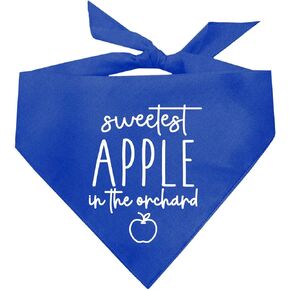 Sweetest Apple in The Orchard Fall Apple Picking Dog Bandana (Red, OS 1121)