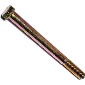 014973253295 Grade 8 Fine Hex Cap Screws, 7/16-20 x 5, Piece-10 , yellow