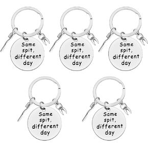 5 Pcs Dentist Gifts for Men Women Dentist Keychain Dental Hygienist Gift Dental Nurse Assistant Gift Dental Student Gift Dentist Graduation Gift Christmas Birthday Appreciation Gift for Dentist