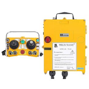 NEWTRY Hoist Crane Remote Control Wireless F24-60 12V Heavy Duty Rocker Type Five-Speed Remote Control Wireless System Industrial Channel Electric Lift Hoist Transmitter Receiver (12V)