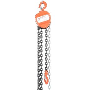 Vestil HCH-4-15 Hand Chain Hoist, Hook Mount, 2 Ton Capacity, 15' Standard Lift, 17-1/2" Headroom
