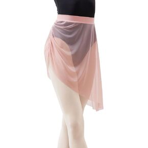 Women's High Waist Ballet Skirt Sheer Dance Skirts for Adult