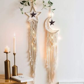 Dream Catcher Handmade Dream Catcher Bohemian Hippie Decor Wall Decoration Bedroom Decoration Home Decoration Gifts for Mothers Gifts for Friends Gifts for Women (Owl Circle)