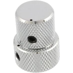 Allparts Concentric Stacked Knobs Chrome fits EMG, Duncan, and Bartolini w/Set Screws