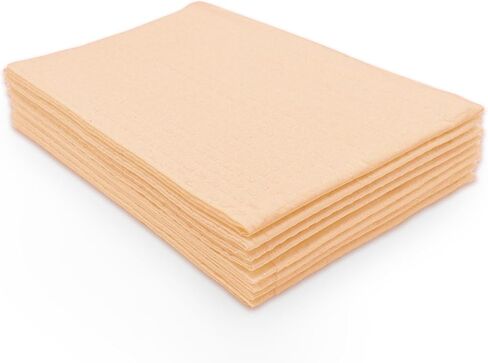 TIDI 917468 Choice Dental Bib, Peach, 3 Layers, 13" W x 18" L (Pack of 500) ― Disposable Dental Bibs ― Embossed ― 2-Ply Tissue ― Poly Back To Help Prevent Leak-Through ― Nail Towels ― Tattoo Bibs in Saudi Arabia