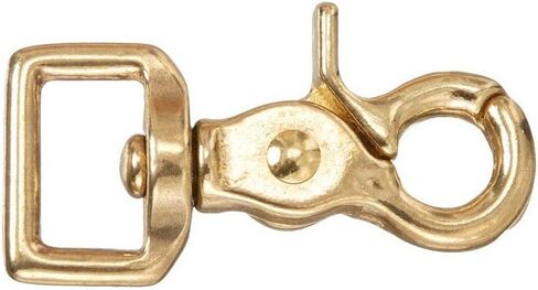 Tough-1 Solid brass Swivel Rein Scissor Snap - 3/4" in Saudi Arabia