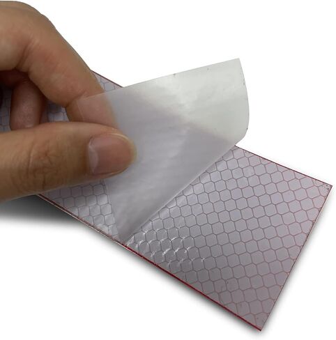 شريط عاكس للمقطورة في الهواء الطلق DOT C2 شريط عاكس 2 بوصة × 200 قدم مقاوم للماء أبيض فضي أحمر شريط عاكس للسيارات والمقطورات والشاحنات 200 قدم شرائط لاصقة أمان لقناة التباين عالية الوضوح in Kuwait