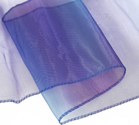 50 Pack Organza Chair Sashes Rainbow Chair Bows Ties Ribbons Wedding Chair Decorations for Wedding Party Banquet Decoration (Rainbow) in Saudi Arabia