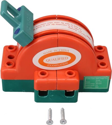BQLZR 2 Pole Disconnect Switch insulation Rating (Ie)32 amps, Double Throw Switch for Home Generator Switch Over Application,2 Throw DPDT Switch Copper Plating Power Disconnect Switch in Saudi Arabia