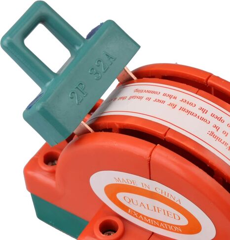 BQLZR 2 Pole Disconnect Switch insulation Rating (Ie)32 amps, Double Throw Switch for Home Generator Switch Over Application,2 Throw DPDT Switch Copper Plating Power Disconnect Switch in Saudi Arabia