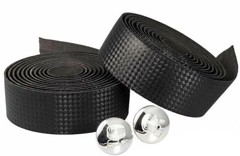 2Pcs Bike Bar Straps, Mountain Bike Snakeskin Bar Straps, Cycling Carbon Fiber Bar Strap Gear for Road Bikes Or Any Sport Bike with Drop Bars in Saudi Arabia