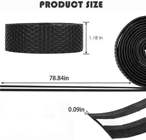 2Pcs Bike Bar Straps, Mountain Bike Snakeskin Bar Straps, Cycling Carbon Fiber Bar Strap Gear for Road Bikes Or Any Sport Bike with Drop Bars in Saudi Arabia